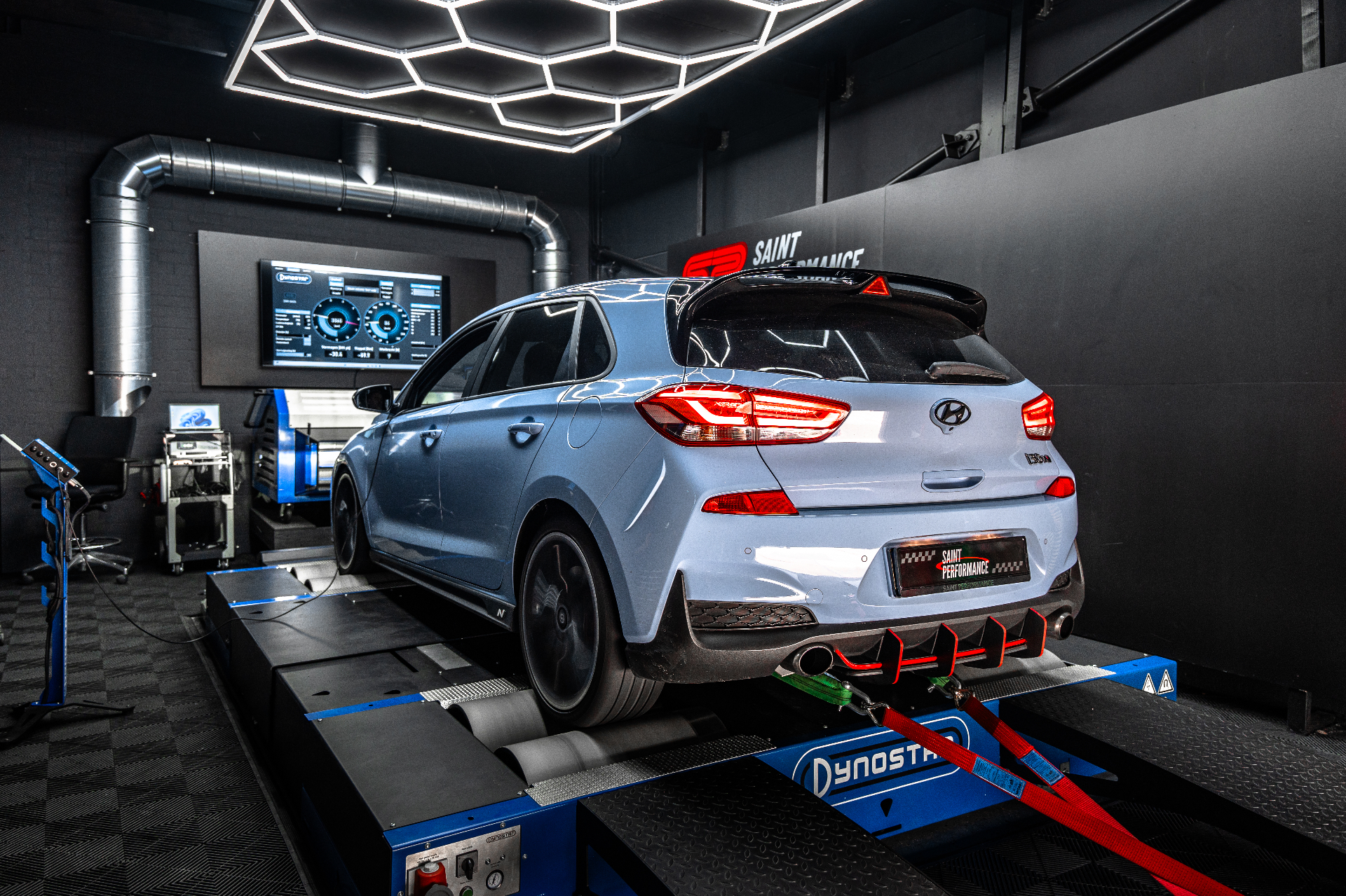 Hyundai i30 N op de dyno